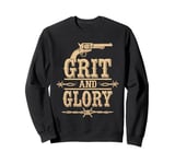 Old Western Film Fan Classic Cowboy Culture and Wild West Sweatshirt