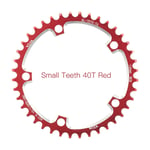 VXM-Phare de route large et étroit 130BCD,anneau de joint VTT 38T-60T,design de course professionnel pour Shimano 5700 6700,pièces de vélo - Type 40T Red and Screw