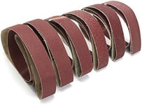 6Pcs Mixed Grit Sablage Belts Set 2X72 inch 36-150 Grit Abrasif Abrasive Belts