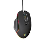 Mobility Lab NOVA GAMING – TAURUS – Souris Gamer Filaire – Capteur optique ultra précis – DPI réglable entre 1200 et 7200, RGB, 13 animations LED, 7 boutons, bords anti-dérapant, câble tressé résistant de 1,5m