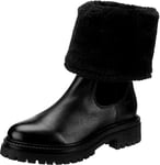 Geox Femme D Iridea M Bottes, Black, 36 EU