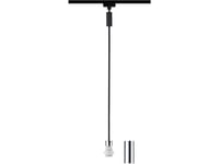 Hanging Lamp Paulmann Urail 2Easy Basic Overhang Max. 20W E27 Black Mat/Chrome 230V Metal/Plastic