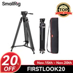 SmallRig 73" Pro Camera Tripod, Heavy-Duty Video Tripod w/ Manfrotto QR Plate