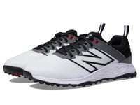 New Balance Men's Fresh Foam Contend V2 Golf Shoe, White/Black, 11.5 UK X-Wide