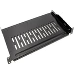 RackMatic - Étagère plateau pour serveur rack 19" attachement avant 1U 255 mm