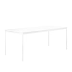 Muuto - Base Table 250x90 cm - White/White Laminate/Abs - Ruokapöytä - Valkoinen - Metalli/Puu/Muovi