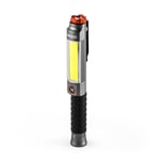 NEBO Big Larry 3 Work Light, 600 Lumen Flashlight with COB Work Light, Pocket Cl