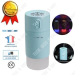 TD® Humidificateur d'air maison bébé chambre voiture silencieux diffuseur mini portable usb pulvérisation veilleuse LED usb silicone