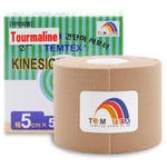 Temtex Tape Classic elastisk tape Til muskler og led farve Beige 1 stk.