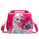 Disney Frozen Elsa Crossbody-väska för flickor och barn rose red