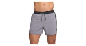 Short nike trail second sunrise 5in gris homme