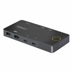 STARTECH – 2-Port USB-C KVM Switch PD Pass-through (C2-H46-UC2-PD-KVM)