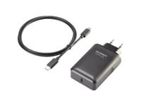 Voltcraft Usb-Lader Passer For (Utviklingssett): Raspberry Pi Utgangsstrøm (Maks.) 3 A 1 X Usb, Usb-C®-Kontakt Usb-Strømforsyning (Usb-Pd) (Cnps-45)