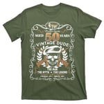 Vintage Dude 50 År Man Myt Legend 50-årsdag T-shirt XL