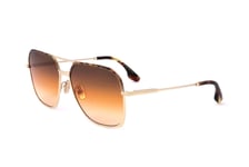 Lunettes de Soleil Victoria Beckham VB212S 712 GOLD/BROWN ORANGE 59/14/ Femme