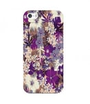 Coque Iphone 7 PLUS Iphone 8 PLUS Fleur pensee violet noir tropical