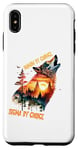 Coque pour iPhone XS Max Human By Chance Sigma By Choice Cool Funny Wolf Meme