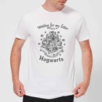 T-Shirt Homme J'attends Ma Lettre de Poudlard - Harry Potter - Blanc - 5XL - Blanc