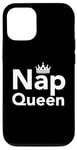 Coque pour iPhone 12/12 Pro Nap Queen, j'aime dormir et reposer mes yeux