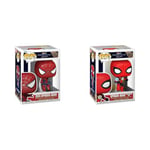 Funko Pop! Marvel: Spiderman No Way Home 2021 - Spider-Man - Leaping SM2 & Pop! Marvel: Spider-Man - - Figurine en Vinyle à Collectionner - Idée de Cadeau