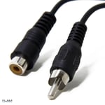 Rallonge audio / video composite RCA 200cm (2m) RCA audio extension cable