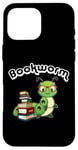 Coque pour iPhone 16 Pro Max Cute Kids Kawaii Bookworm Reading Lover