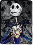 Disney The Nightmare Before Christmas Couverture en Micro Raschel 116,8 x 152,4 cm Multicolore