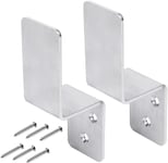 Lot De 2 Supports De Barrière De Porte 2 X 4 Support De Barre Ouverte En Acier Pour Bois De Renfort De Porte De Sécurité, Cintre À Outils Pour Votre Maison, Grange, Abri De Jardin, Garage, Portail