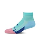 BROOKS 280499413 Ghost Quarter Socks Unisex Adult Salt Air/Pink Taille 25