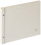 walther Design Photo Album White 38 x 31 cm Screwback Album with Embossing Sinfonia Flat Books SBL-213-W