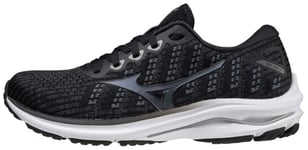 Mizuno Femme Wave Rider 25 Chaussure de Course, Onyx Noir, 40.5 EU