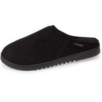 Chaussons Isotoner  Chaussons mules Homme Noir surpiqure