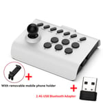 Langaton Bluetooth Wired Arcade Game Stick Joystick -ohjain Nintendo Switch PS4 PS3 Ultimate Pandora Box PC-matkapuhelimelle