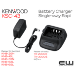 Kenwood KSC-43 Singel Hurtiglader (TK-3000, TK-2000)