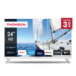 TV LED Thomson 24HG2S14CW 60 cm HD 2024 Blanc