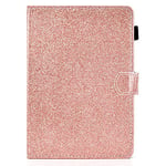 JIan Ying Case for iPad Air/Air 2/iPad 9.7 (2017)/(2018) colorful Lightweight Protective Cover Rose gold glitter