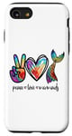 Coque pour iPhone SE (2020) / 7 / 8 Peace Love and Mermaids Cute Mermaid Amoureuse Fille