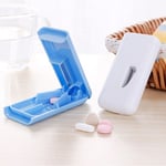Tablet Pill Cutter Splitter Medicine Box Storage Case Crusher Gr One Size