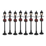 Gas Lantern Street Lamp Set of 8 b/o 4.5V Réf. 64500