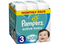 Pampers ABD Månedskasse S3 208 stk.