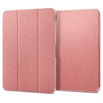 iPad Pro 11" (2024) Spigen Urban Fit Stoff Deksel med Pekepenn Holder - Rose Gold