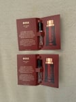 2 x Hugo BossThe Scent Elixir For Him Parfum Intense Sample Spray 1.2ml FREEPOST