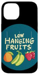 Coque pour iPhone 14 Simple et doux : costume de fruits suspendus bas