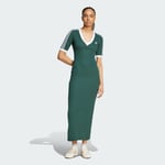 adidas Adicolor 3-Stripes Knit V-Neck Dress Women