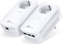 Tp-Link Tl-Pa8033p Kit, 1300 Mbit/S, Ieee 1901, Ieee 802.3, Ieee 802.3Ab, Ieee 802.3U, Type E / F, Gigabit Ethernet, 10,100,1000 Mbit/S, Homeplug Av2