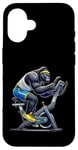 iPhone 16 Gorilla on Exercise Bike Gym Fitness Workout Training Case