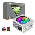 GameMax VP700w White RGB 80+ Bronze PSU Semi-Modular Power Supply - PSUGMXVP700SMODWHT