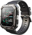 Montre Intelligente Pour Téléphones Android Ios Compatible Avec Tensiomètre, Capteur D'oxygène Dans Le Sang, Appel Bluetooth 1.83 Hd, Compteur De Pas, Rappel De Messages Sns/Sms, Montre Étanche