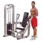 Body Solid Pro Club Line - Sittande bröstpress / SBP100 (Viktmagasin: Behåll 95 kg)