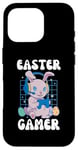 Coque pour iPhone 16 Pro Lapin de jeu de Pâques - Design de jeu de Pâques pour garçons et filles